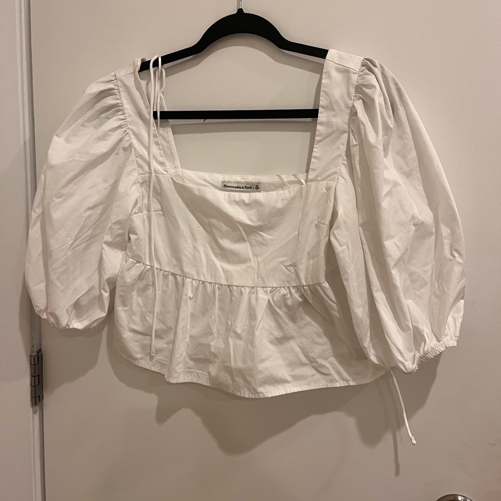 White crop top